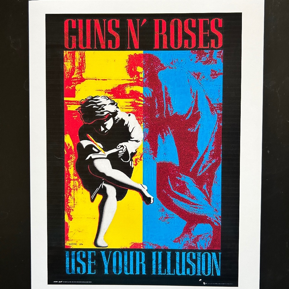 Retro Concert Print Unframed 8.5X11"